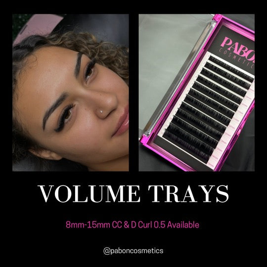 Volume Mixed Lash Trays